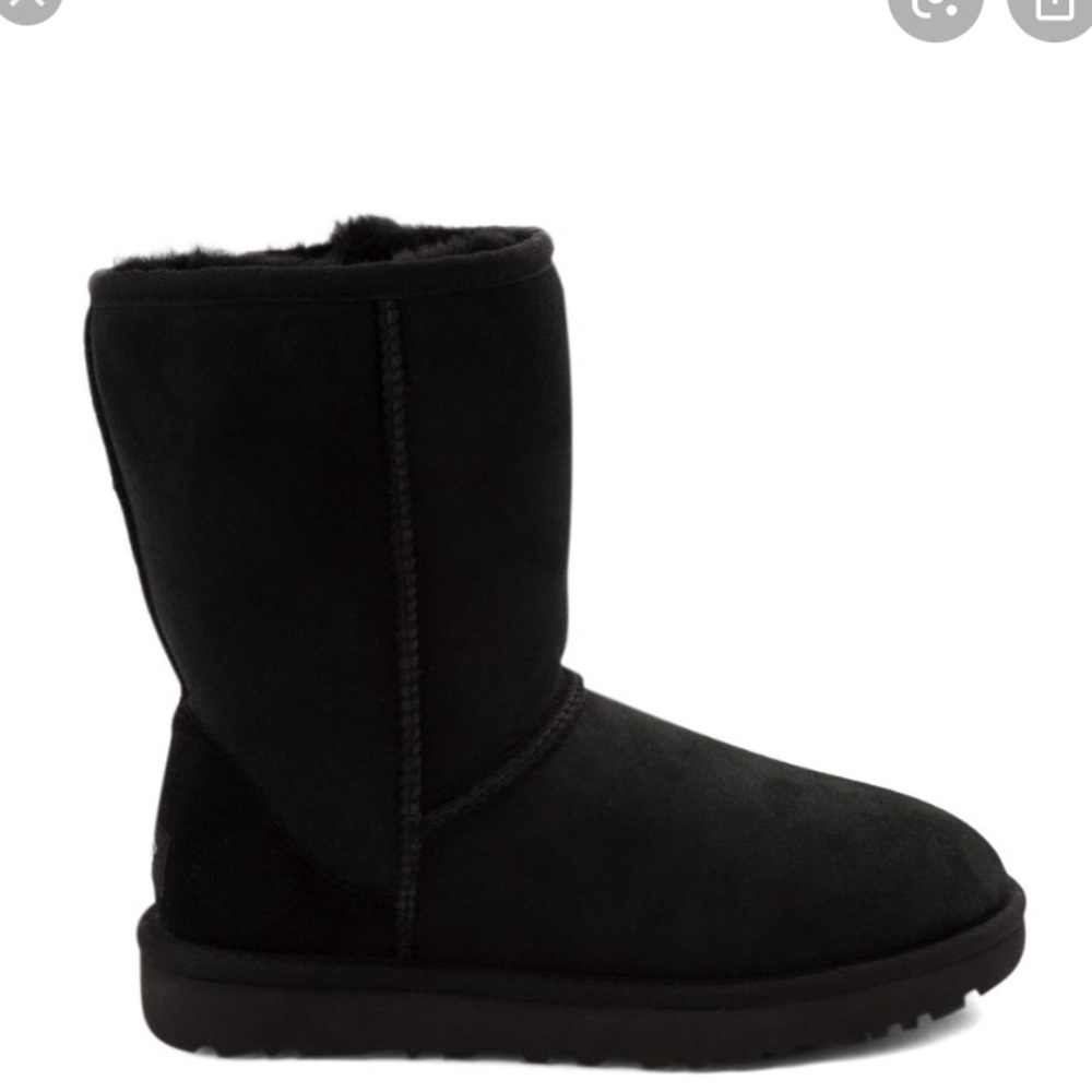 BLACK UGG BOOTS CLASSIC SHORT
